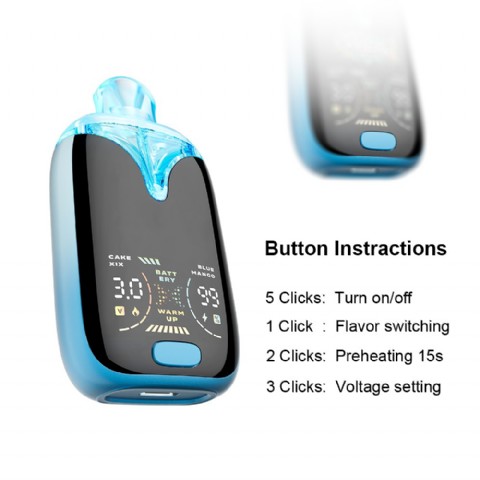 Baterías recargables desechables para pod vape